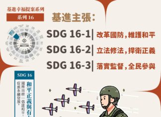 2024基進政策【幸福提案】和平正義與有力的制度